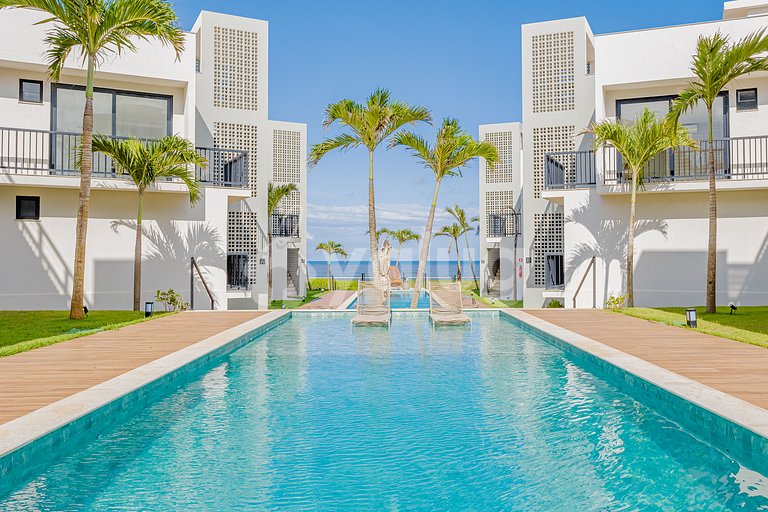 Apt 3 habitaciones acogedoras, Pé na Areia