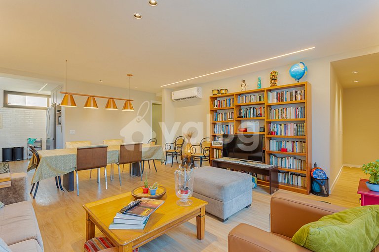 Apt 3 habitaciones acogedoras, Pé na Areia
