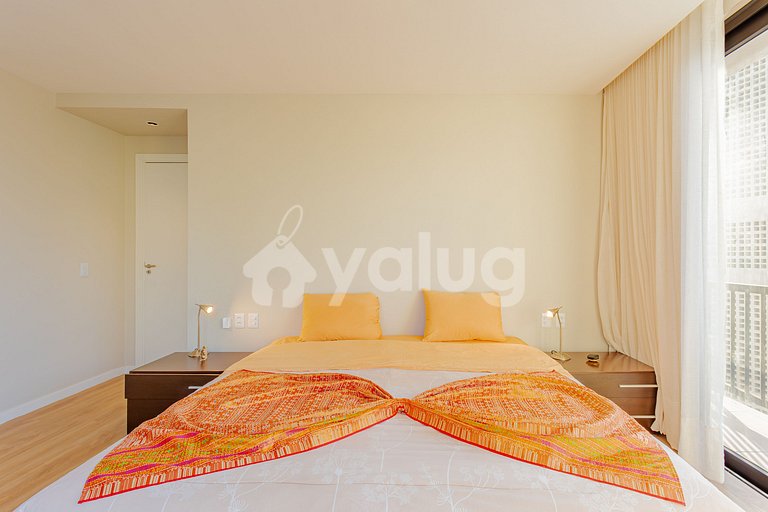 Apt 3 habitaciones acogedoras, Pé na Areia