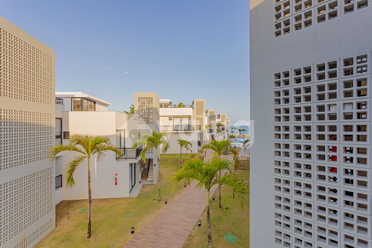 Apt 3 habitaciones acogedoras, Pé na Areia