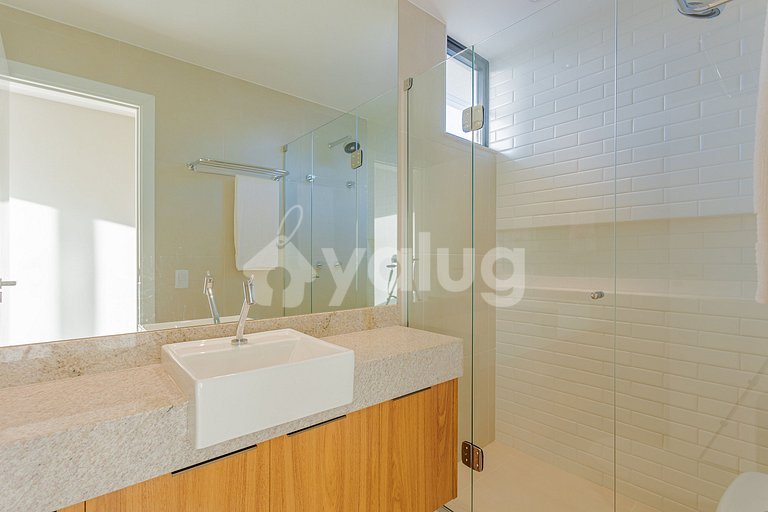Apt 3 Cozy Bedrooms, Pé na Areia