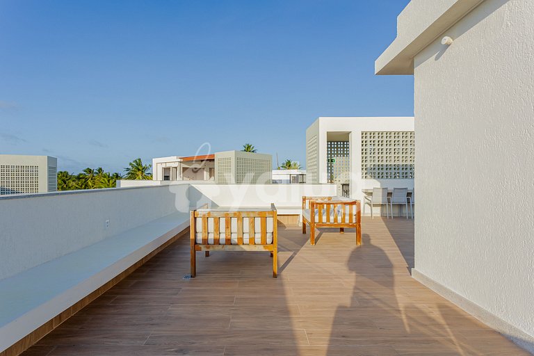 Apt 3 habitaciones acogedoras, Pé na Areia