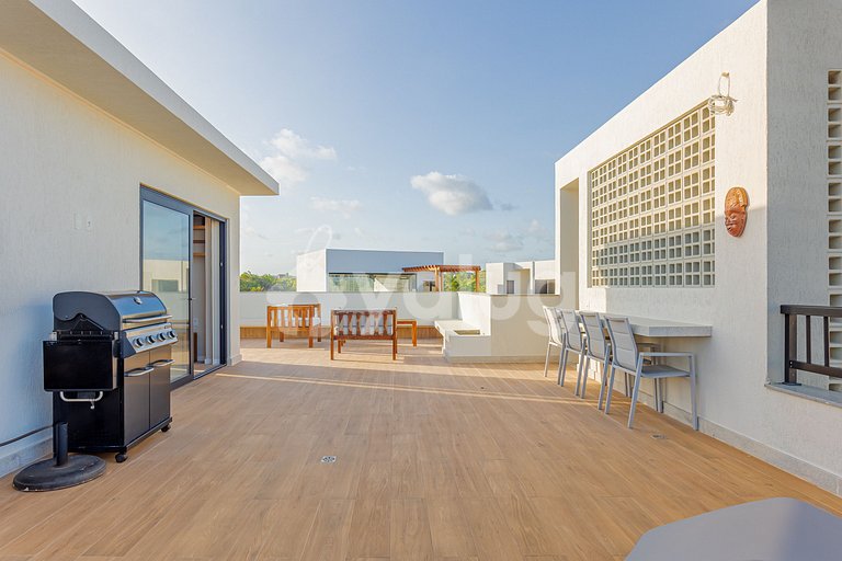 Apt 3 habitaciones acogedoras, Pé na Areia