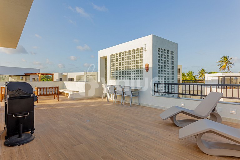 Apt 3 Cozy Bedrooms, Pé na Areia