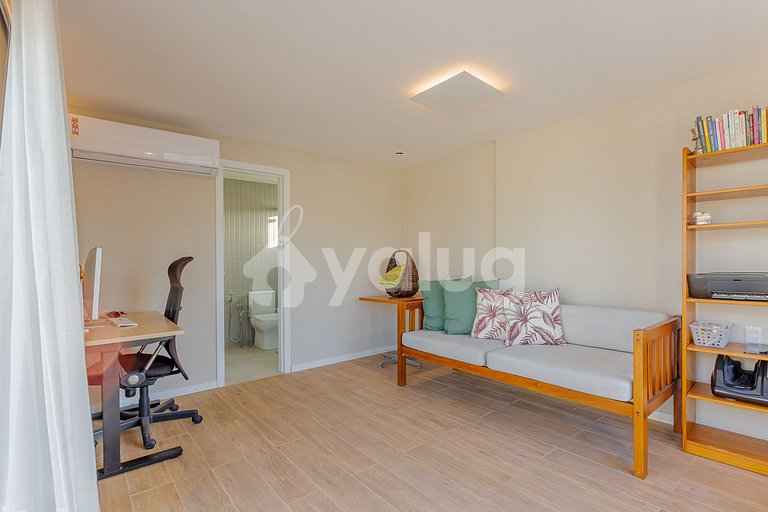 Apt 3 habitaciones acogedoras, Pé na Areia