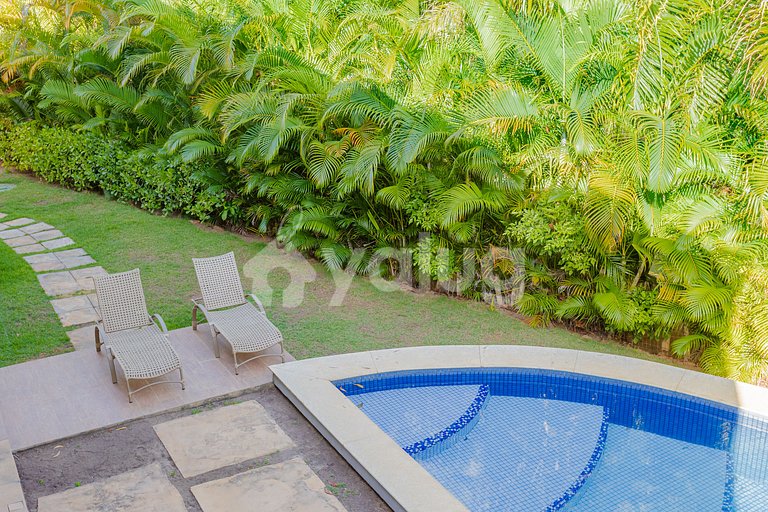 Excelente Casa 4 Suites con Piscina y Barbacoa
