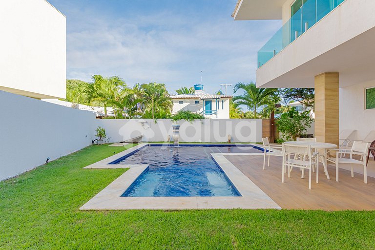 Excelente Casa 7 Suítes a 350m da Praia - Diarista Inclusa