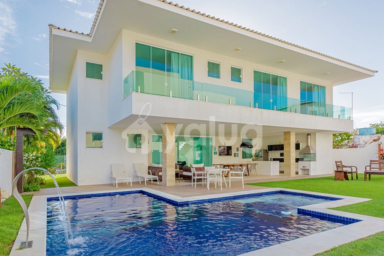 Excelente Casa 7 Suítes a 350m da Praia - Diarista Inclusa