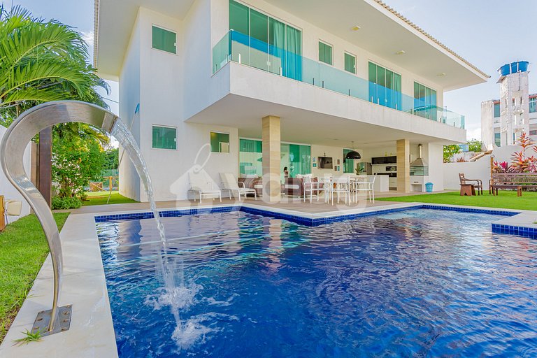 Excelente Casa 7 Suítes a 350m da Praia - Diarista Inclusa