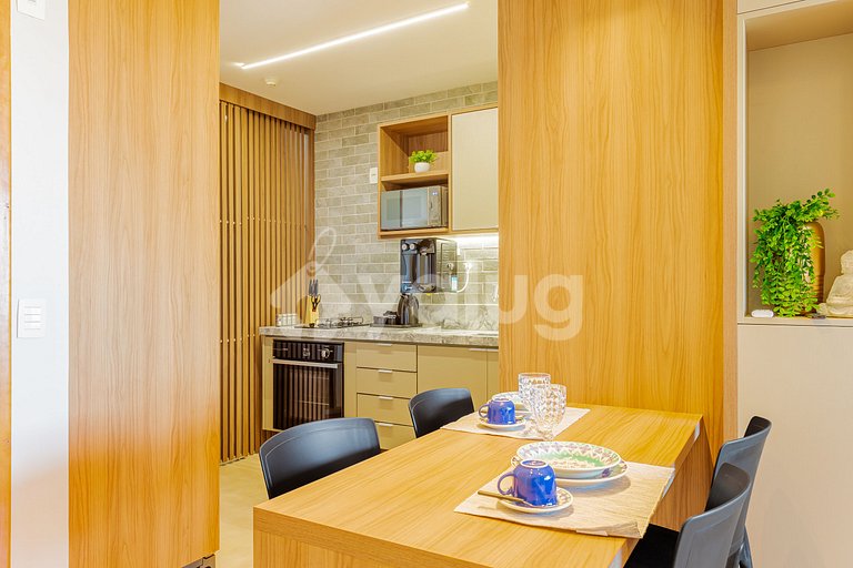 Apartment 500m from Salvador Shopping