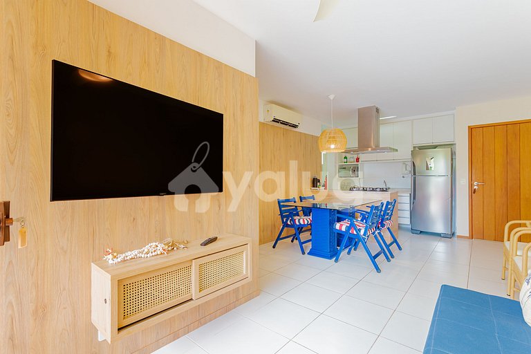 Hermoso apartamento de 3 habitaciones en Itacimirim