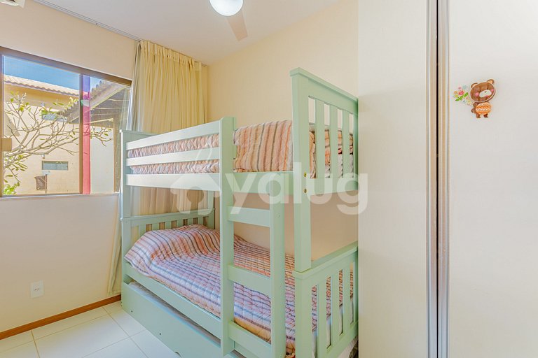 Hermoso apartamento de 3 habitaciones en Itacimirim