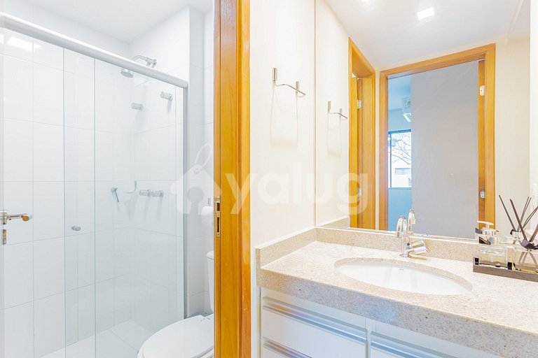 Hermoso apartamento de 3 habitaciones en Itacimirim