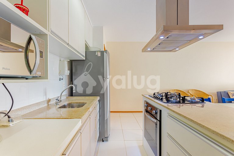 Hermoso apartamento de 3 habitaciones en Itacimirim