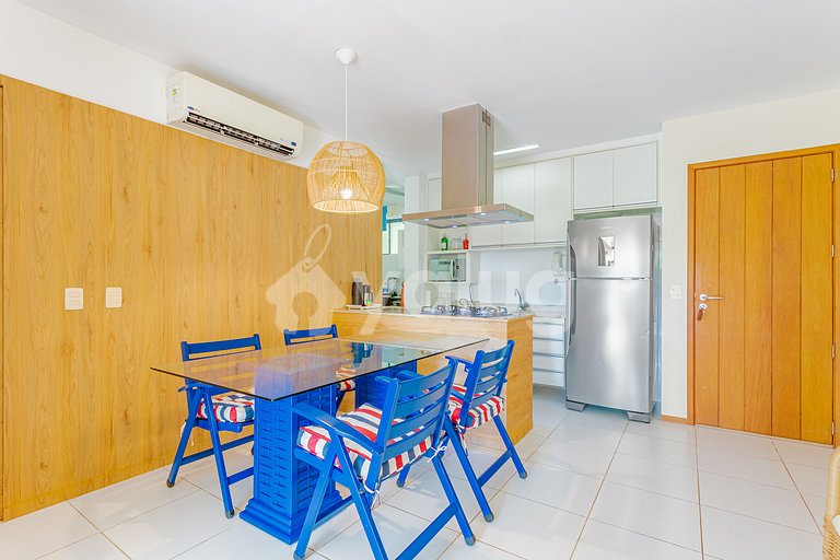Hermoso apartamento de 3 habitaciones en Itacimirim