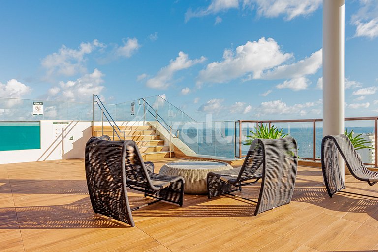 Quarto e Sala a 150m Praia Farol da Barra