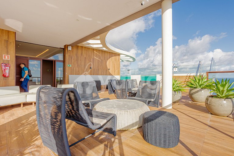 Quarto e Sala a 150m Praia Farol da Barra