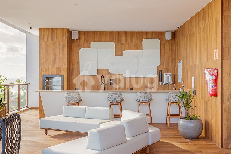 Bedroom and living room 150m from Farol da Barra Beach