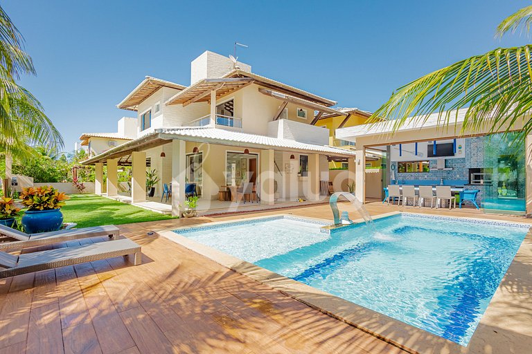 Excelente Casa 4 Suites con piscina en Genipabu - Guarajuba