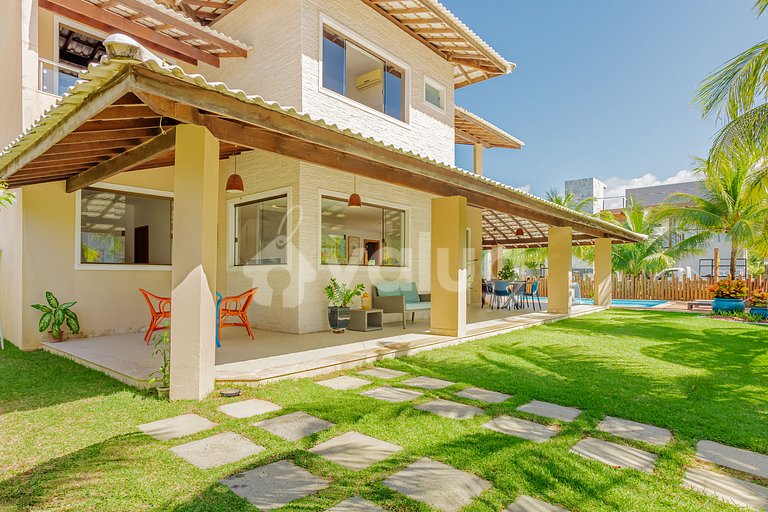 Excelente Casa 4 Suites con piscina en Genipabu - Guarajuba