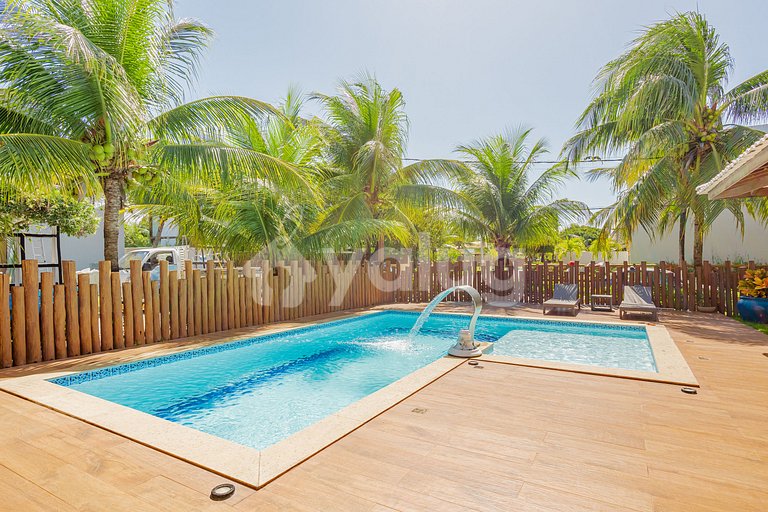 Excelente Casa 4 Suites con piscina en Genipabu - Guarajuba