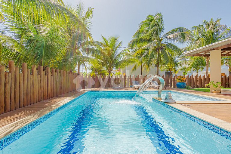 Excelente Casa 4 Suites con piscina en Genipabu - Guarajuba