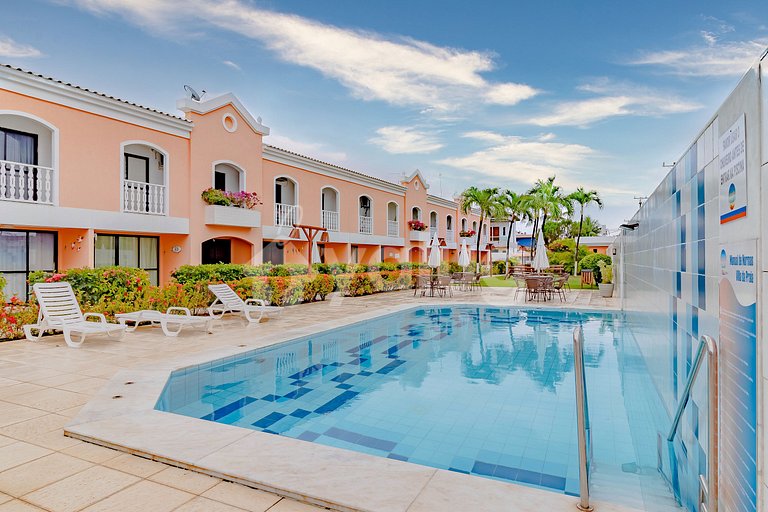 Village 2 Bedrooms, 270m from Guarajuba Beach