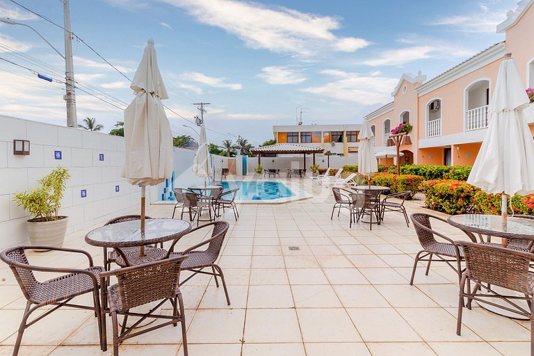 Village 2 Bedrooms, 270m from Guarajuba Beach