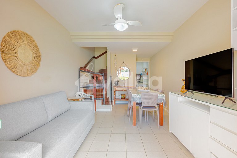 Pueblo 2 habitaciones, a 270 m de la playa de Guarajuba.