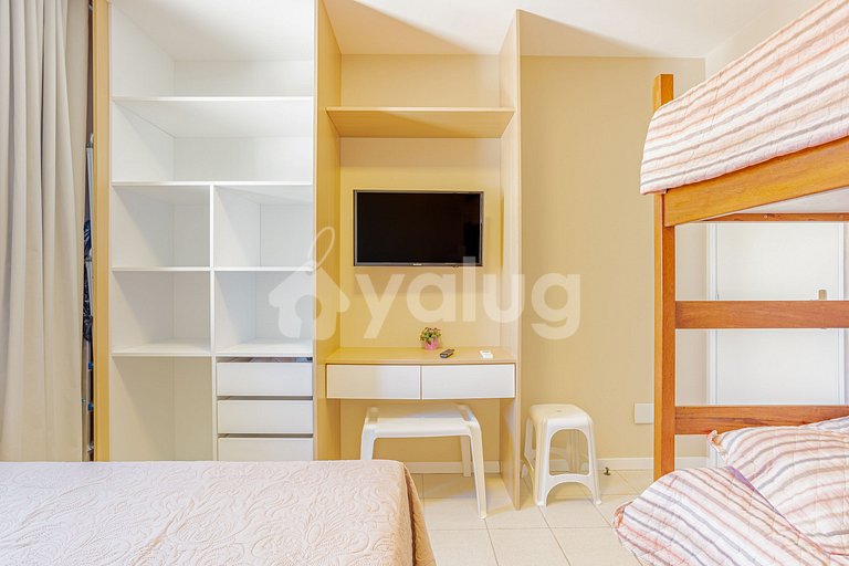 Village 2 Bedrooms, 270m from Guarajuba Beach