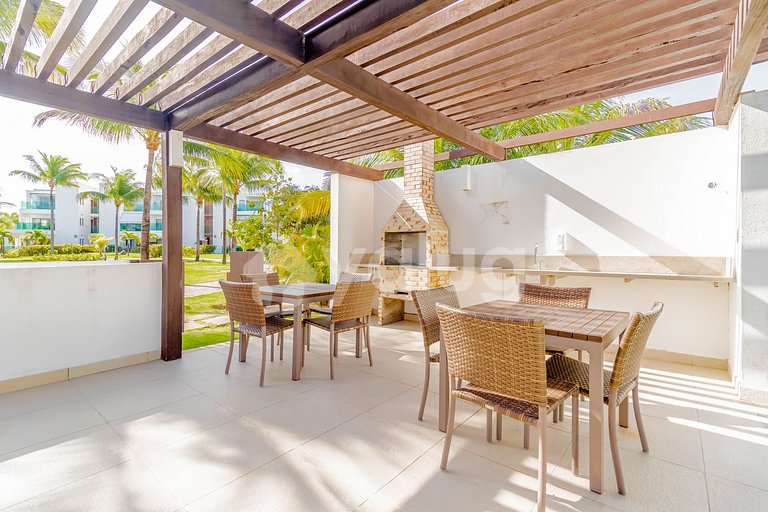 Apartamento 2 Suites a 250m de Praia do Ibero-Praia do Forte