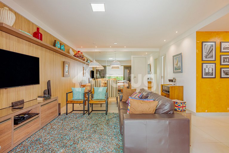 2-Suite Apartment 250m from Ibero Beach - Praia do Forte