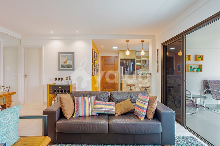 2-Suite Apartment 250m from Ibero Beach - Praia do Forte