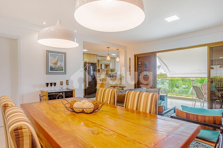 2-Suite Apartment 250m from Ibero Beach - Praia do Forte