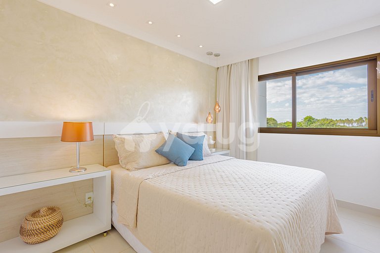 Apartamento 2 Suites a 250m de Praia do Ibero-Praia do Forte