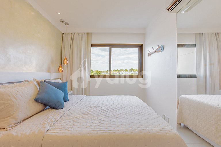 2-Suite Apartment 350m from Ibero Beach - Praia do Forte