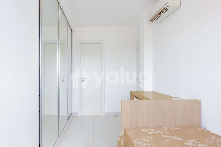 Apartamento 2 Suítes a 750m Praia do Ibero - Praia do Forte