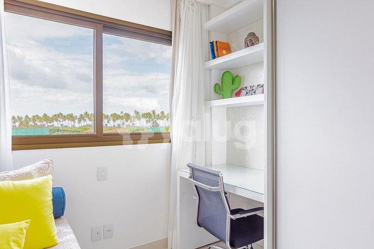 2-Suite Apartment 350m from Ibero Beach - Praia do Forte
