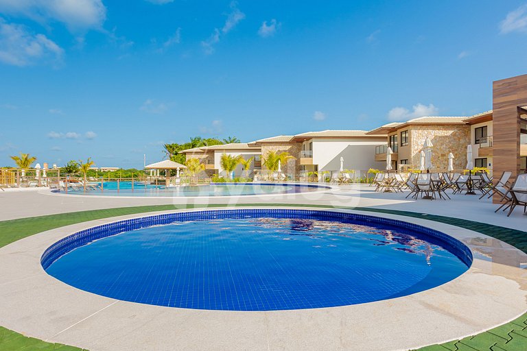 Excelente Village Dúplex 4 Suites con Piscina -Guarajuba