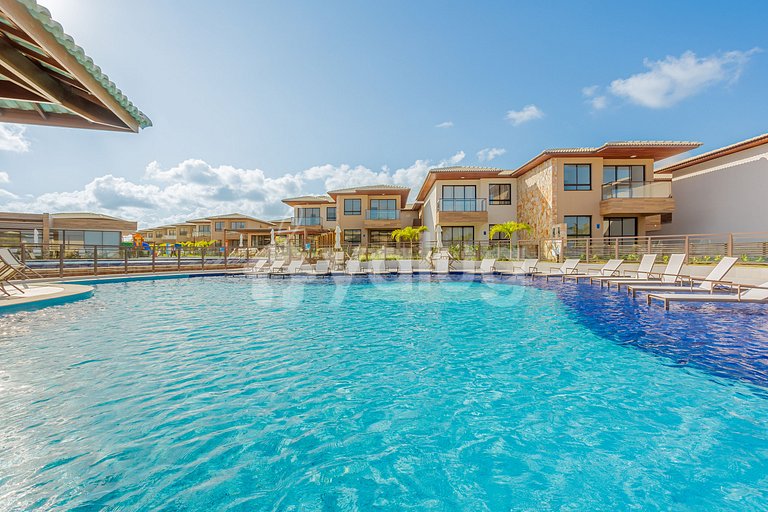 Excelente Village Dúplex 4 Suites con Piscina -Guarajuba