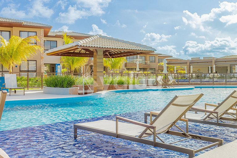Excelente Village Dúplex 4 Suites con Piscina -Guarajuba