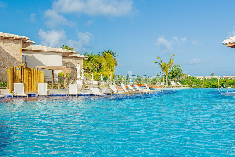 Excelente Village Dúplex 4 Suites con Piscina -Guarajuba
