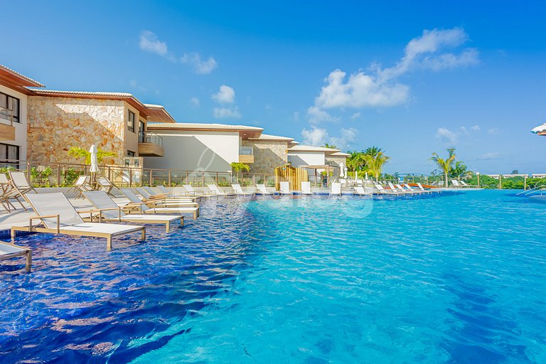 Excelente Village Dúplex 4 Suites con Piscina -Guarajuba
