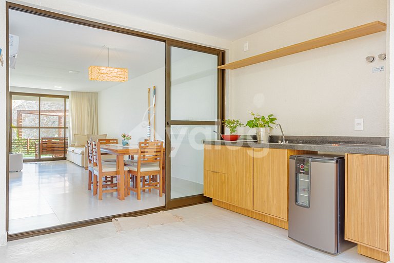 Excelente Village Dúplex 4 Suites con Piscina -Guarajuba