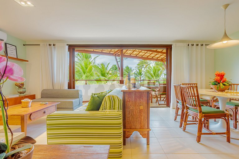 Maravilhoso Apartamento 3 Suítes Pé na Areia, Praia do Forte