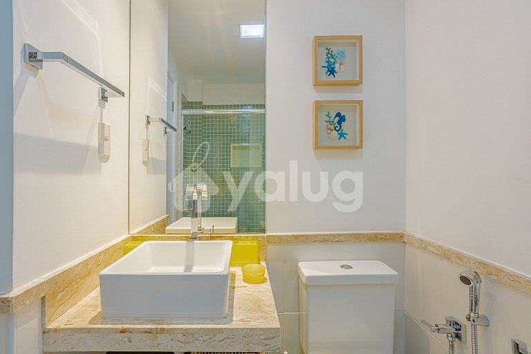 Wonderful apartment 850m from the beach - Praia do Forte