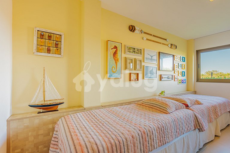 Maravilloso apartamento a 850 m de la playa - Praia do Forte