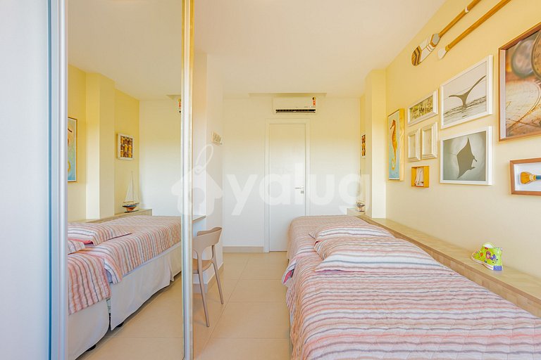 Maravilloso apartamento a 850 m de la playa - Praia do Forte