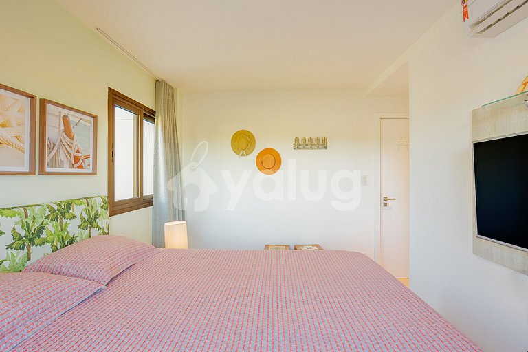 Maravilloso apartamento a 850 m de la playa - Praia do Forte