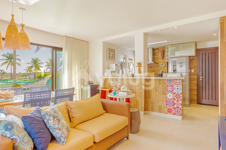 Wonderful apartment 850m from the beach - Praia do Forte